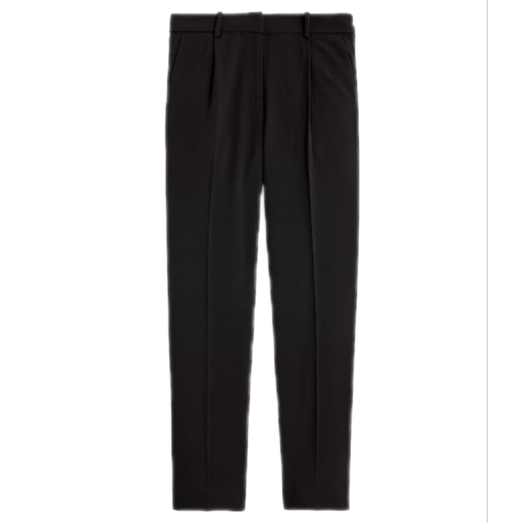 J Crew Factory Pleated trouser in Black size 14 NWT BT009 - Picture 4 of 10
